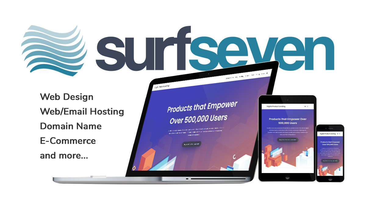 E-Commerce Web Store Package, Sell More with Surf7.net